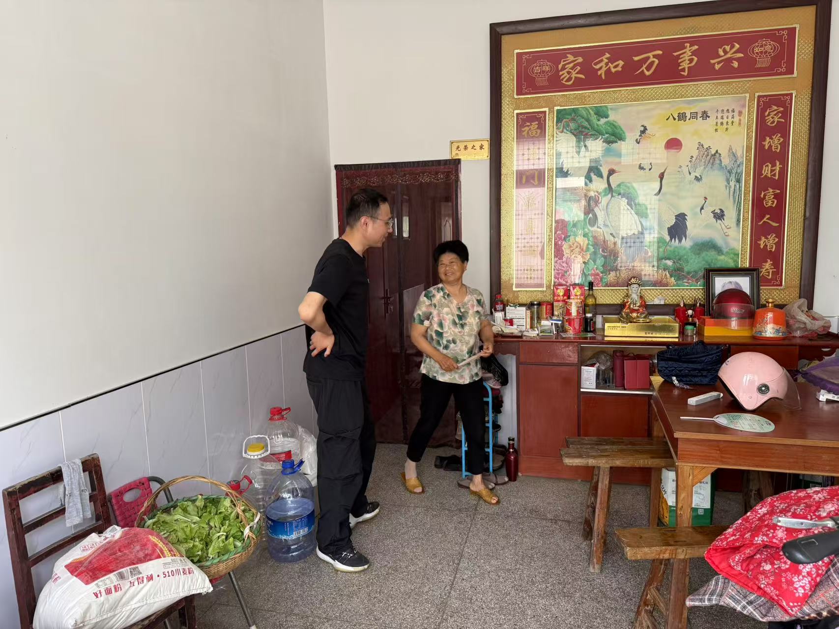 元通社區(qū)開展暖心走訪，情系居民生活