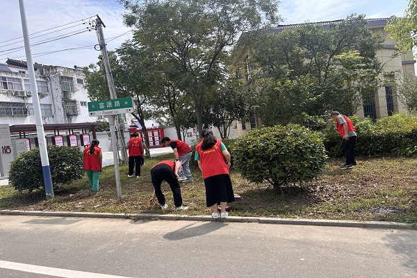 街南村組織黨員開展環境衛生整治活動