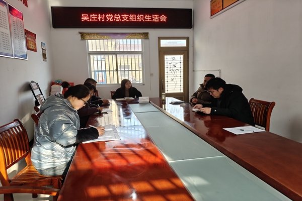 仁和集鎮(zhèn)吳莊村黨總支召開2024年度組織生活會(huì)