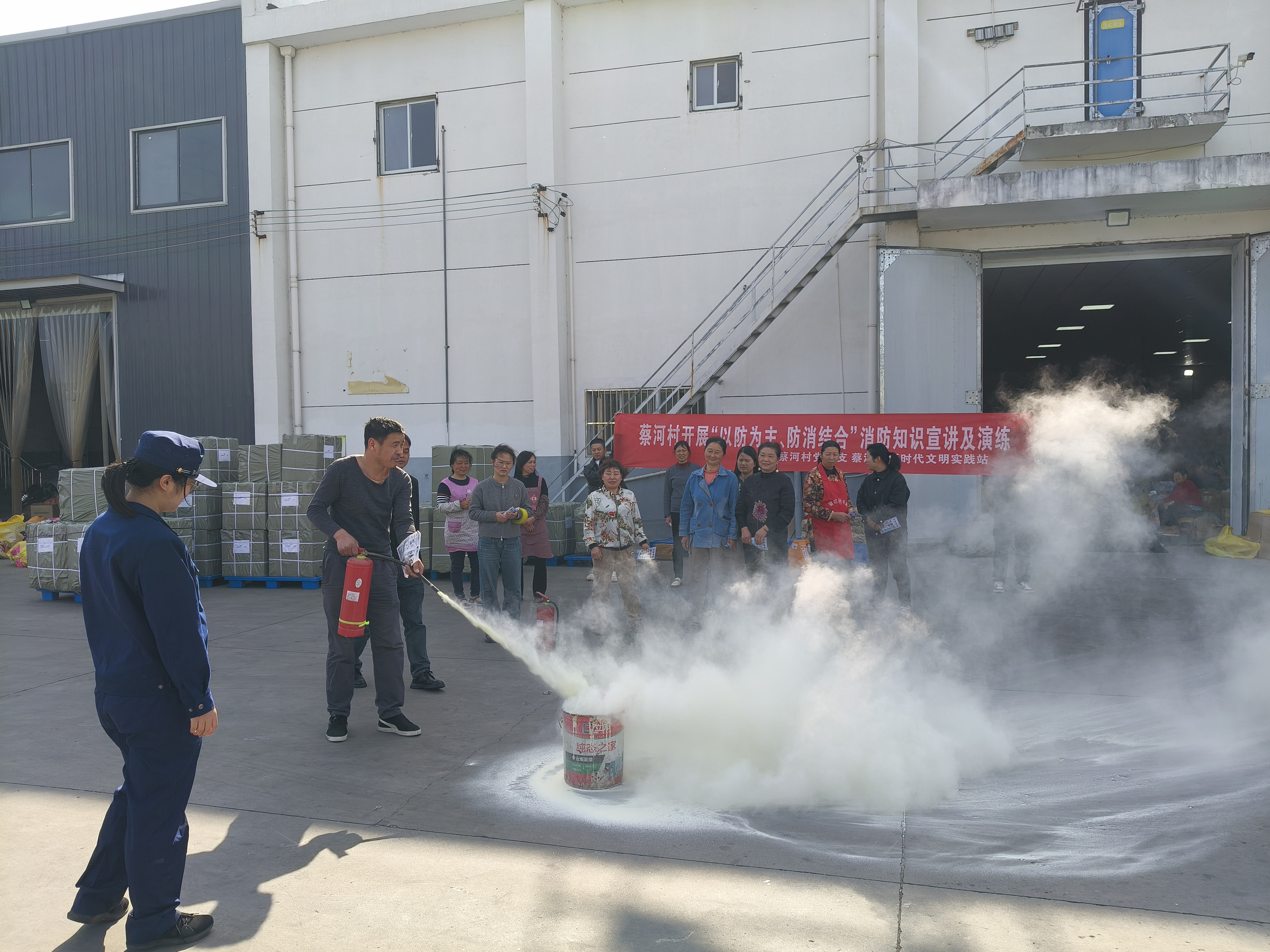 消防知識進廠房 實戰演練護平安