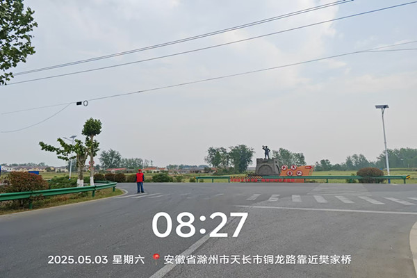陳莊村在五一假期開展交通安全宣傳，守護村民平安出行