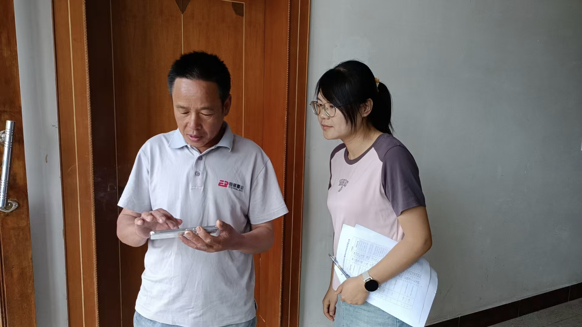 龍崗社區扎實推進土地二輪延包網簽工作