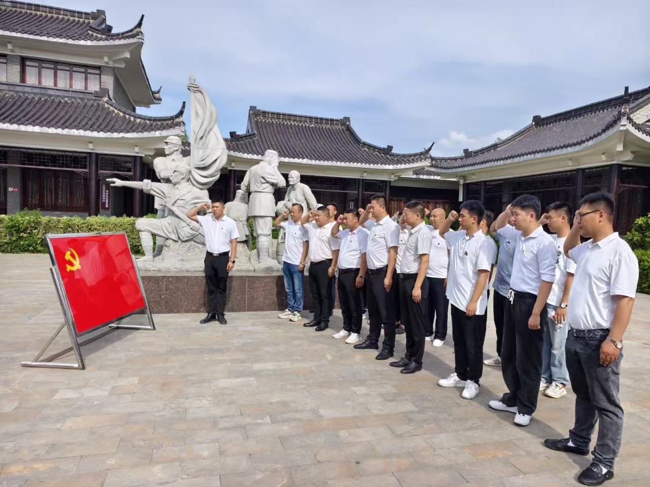 追尋紅色印記 踐行使命擔當——天長市銅城鎮退役老兵黨員開展“七一”主題活動
