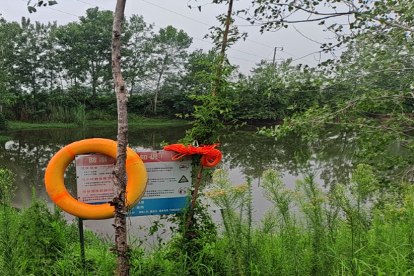 銅城鎮(zhèn)八面村進(jìn)行防溺水宣傳