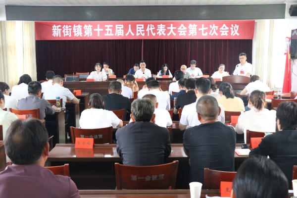 新街鎮(zhèn)第十五屆人民代表大會(huì)第七次會(huì)議勝利閉幕